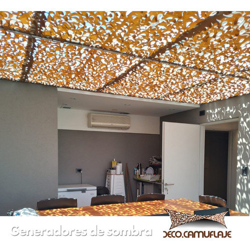 Kit Red De Camuflaje 3x4 Kaqui Decocamuflaje Incluye: Red De Camuflaje En 1 Solo Paño, Malla De Soporte, Soga Perimetral Y Precintos