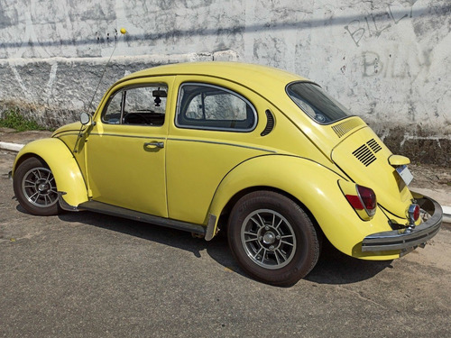 Volkswagen Fusca 1.300l Ano 1977 - Amarelo Java