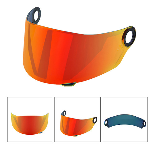 A Casco Con Visor De Lente Para Motocicleta Ff358, Casco De