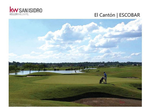 Lote En Venta | Laguna | Barrio El Cantón | El Cantón Barrio Norte | Escobar
