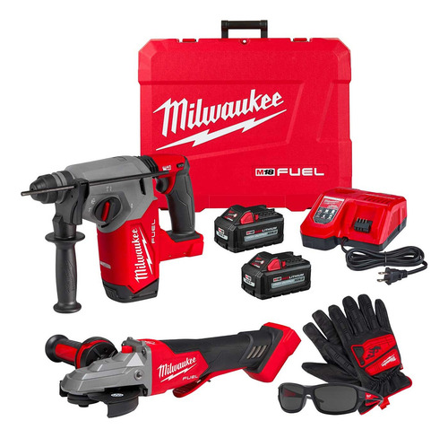 Milwaukee Rotomartillo Sds Plus + Esmeriladora P225-2912