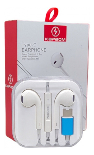 Kit 20 Fone De Ouvido Type- C Cor Branco