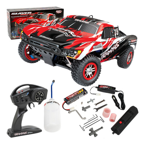 Carro De Control Remoto Nitro Traxxas Slayer Pro 4x4 1/10 Rc