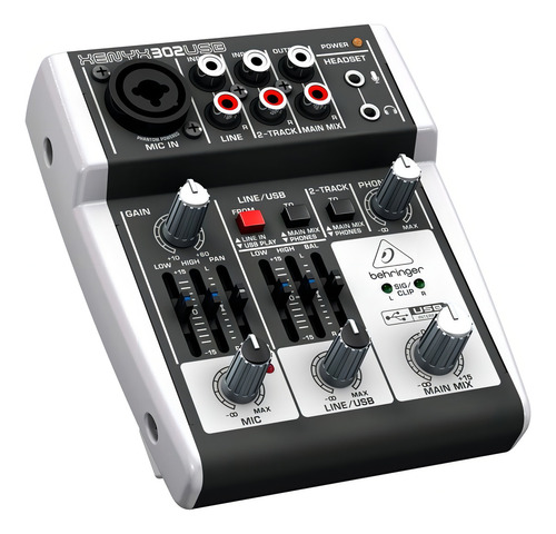 Mixer Interface Usb Mic / Linha Usb Behringer 302usb