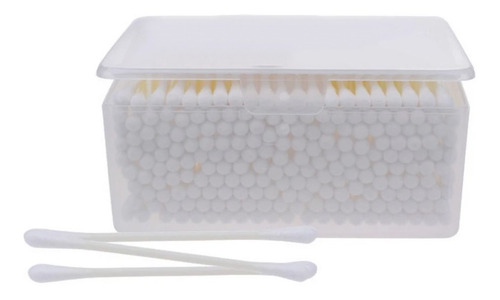 Imagen 2 de 7 de Hisopos De Algodon Palitos Desechables 12 Pack 2400 Piezas