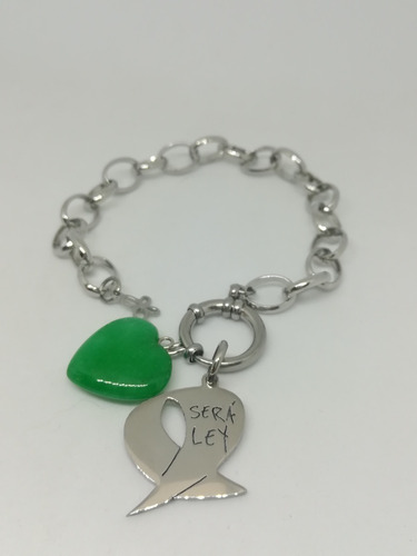 Pulsera Dije Sera Ley Aborto Seguro Acero Lista Para Regalo 