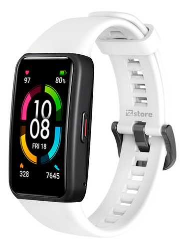 Correa Compatible Con Huawei Band 6 Colores Blanco