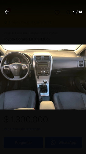 Toyota Corolla 2014 1.8 Xrs 136cv