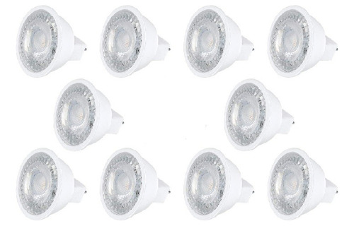 Focos Led 3 Watts 200 Lm Mr16 Gu5.3 Pack 10 Aksi