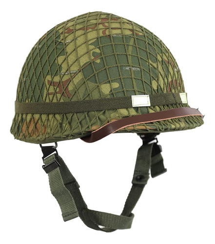 Ww2 Wwii Vietnam War Era Us M1 Casco De Combate Con Cubierta