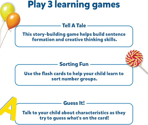 Tarjetas De Flash Para Niños: Letras, Números, Formas Y Colo