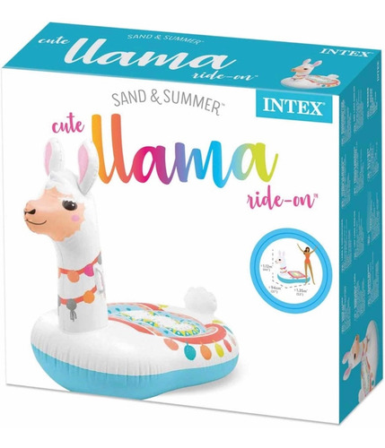 Flotador Llama Inflable Intex Mod 57564 Ideal Para Alberca