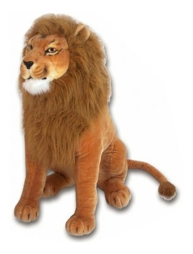 Peluche Leòn Sentado NUMI 72CM ANIMAL REALISTA