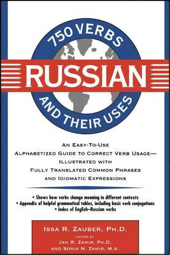 750 Russian Verbs And Their Uses, De Issa R Zauber Ph.d.. Editorial John Wiley Sons Ltd, Tapa Blanda En Inglés