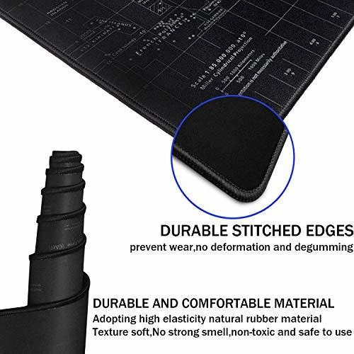 Imagen 2 de 6 de Tapete Extendido Grande Para Mouse, Para Videojuegos, Con B