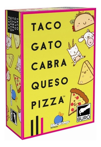 Taco Gato Cabra Queso Pizza Juego Mesa Cartas Bureau Juego