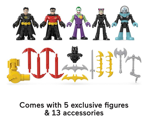 Imaginext Dc Super Friends - Juguete De Batcueva Con Luces S