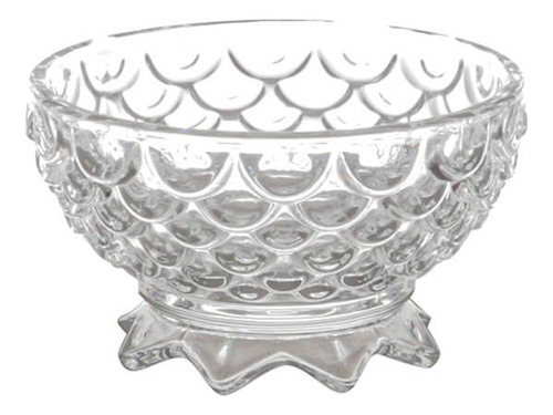 Bowl De Cristal Pineapple Transparente 200ml 1 Peça - Lyor