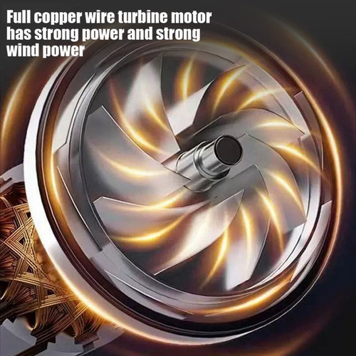 Mini Ventilador De 21 V, Turbo Jet Power Con 2 Baterías