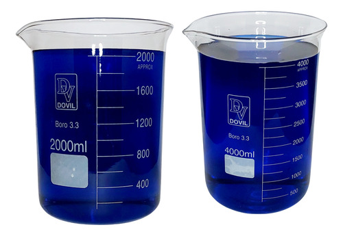 Béquer Becker De Vidro F.b (griffin) 2000ml E 4000ml