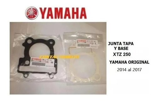 Juntas Tapa Base Cilindro Xtz 250 204/17 Yamaha Contactomoto