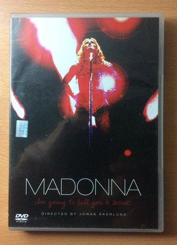 Madonna - Im Going To Tell You A Secret. Dvd / Cd.original