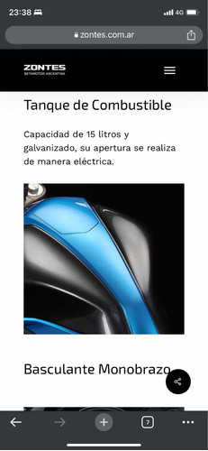 Zontes R310 Monobrazo Euro 5 2023/2024 Entrega Inmediata