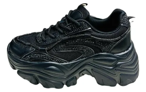Tenis de online plataforma negros