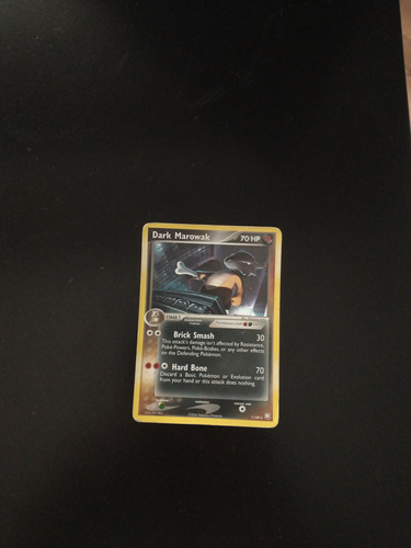 Cartas Pokémon Dark Marowak Holo 7/109