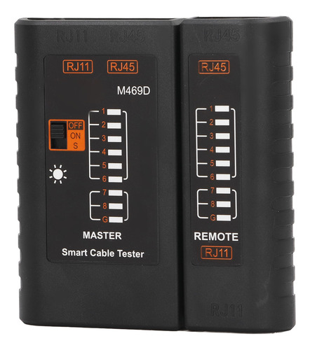 Testador De Cabo De Rede: Led, Abs, Detecção Precisa, Lan Po