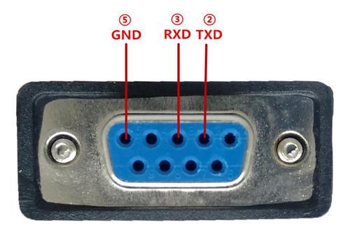 Convertidor De Adaptador Rs232 Db9 Cable Serie Para Pantalla