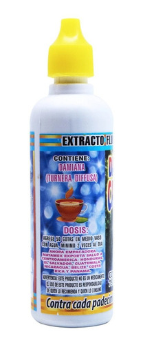 Damiana De California Extracto 75 Ml Mayamex Sabor Sin sabor