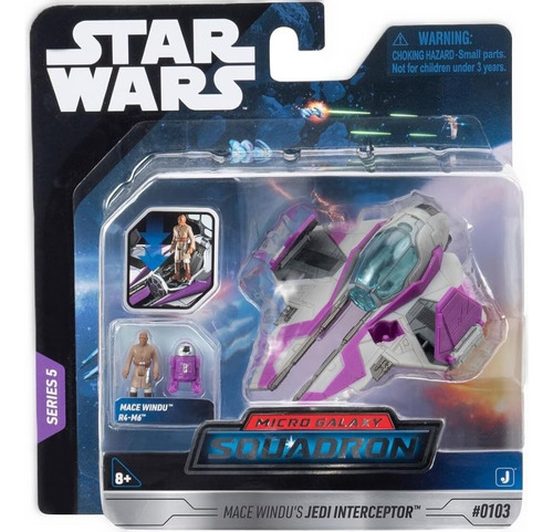 Micro Galaxy Squadron Jedi Interceptor Mace Windu Serie 5