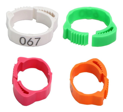 Imagen 3 de 7 de Anillos Aves Gallinas Gallos Patos Colores Numeradas