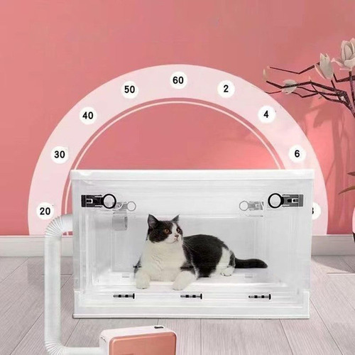 . Para Gatos Perros Secadora Jaula Ducha Casa Aseo Tienda