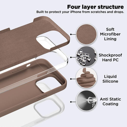 Coffker Funda For iPhone 12 13 14 Con Protector De Pantalla