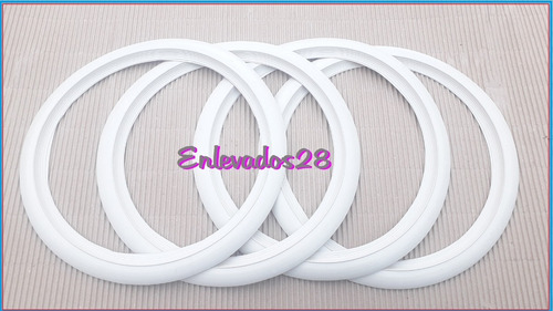 Bandalines-bandas Blancas Rodado 13 Originales X 4