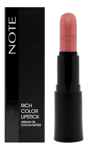 Note Rich Color Lipstick Maquillaje Labial Vegano Con Argán 