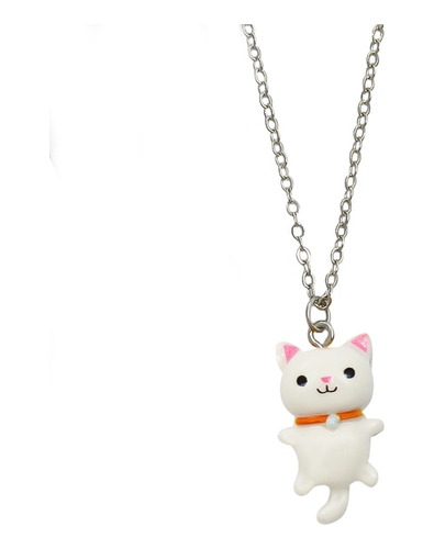 Collar Con Colgante De Gato De Animal Lindo Kawaii Style 2