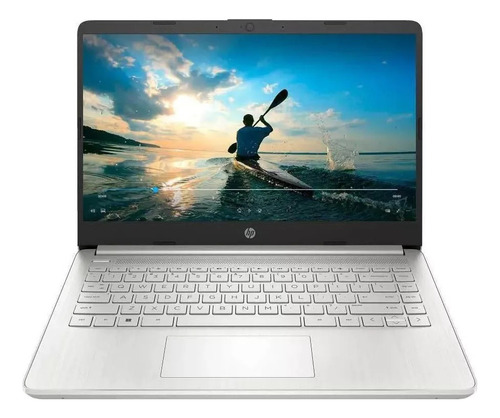 Laptop Hp 14-dq0527la Intel Celeron 8gb Ram 265gb Ssd W11 Color Plateado