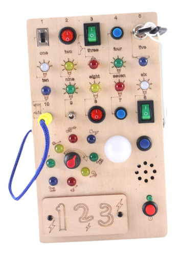 Quadro De Atividades Led Montessori, Quadro Sensorial,