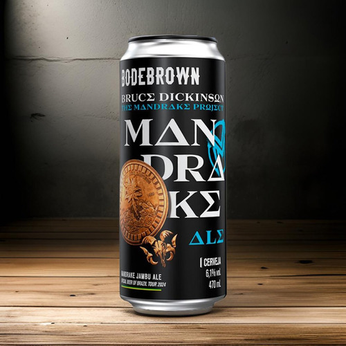 Cerveja Bodebrown Mandrake Ale 470ml Com Flor De Jambu Lata