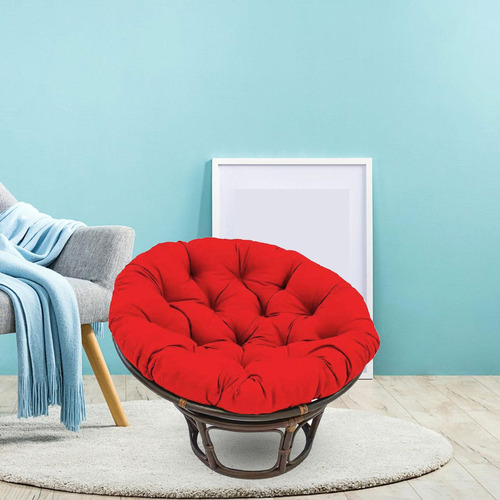 Mz Silla De Huevo Lavable Cojines De Silla De Columpio Rojo