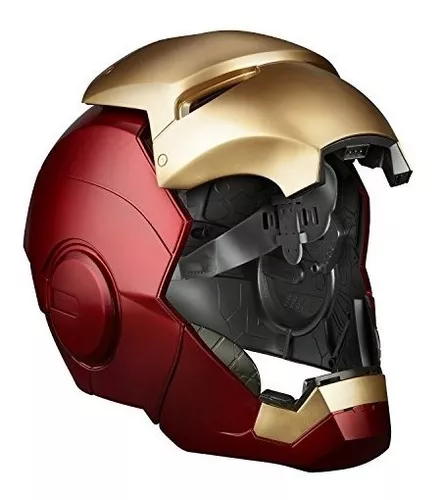  Casco réplica de Iron Man Leyendas de los Vengadores de Marvel,  Estándar, Dorado, Rojo : Juguetes y Juegos