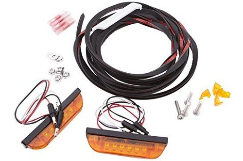 Bushwacker Pk1lt10003 3wire Led Marker Light Kit Para Flat S