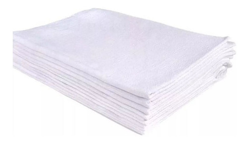 Imagem 2 de 5 de Pano De Prato Branco Bainha O Legítimo Kit Com 20 Peças