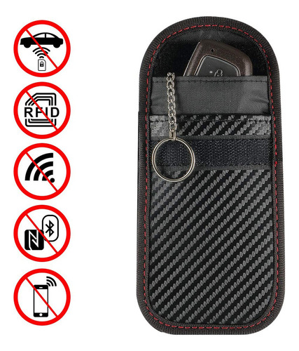 1pc/2pcs Portátil Bloqueador De Señales Del Coche Caso De La