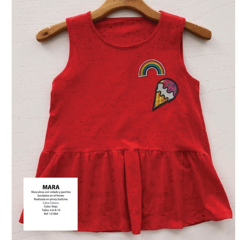 Musculosa Nena Mara Martina Di Trento Kids Talle 4 Años