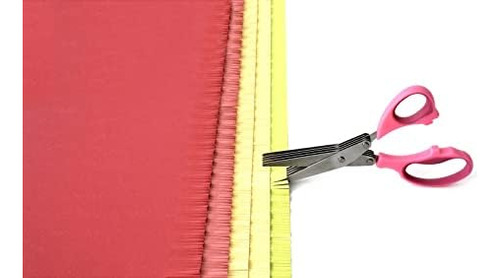 Tijeras Con Flecos Rosas De 8 Pulgadas De American Crafts