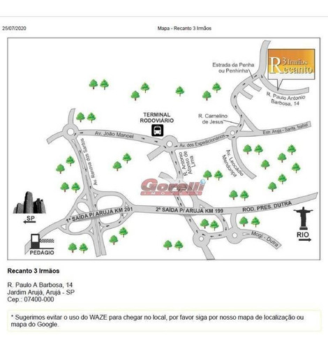 Imagem 18 de 18 de Chácara À Venda, 6380 M² Por R$ 2.500.000,00 - Jardim Arujá - Arujá/sp - Ch0122